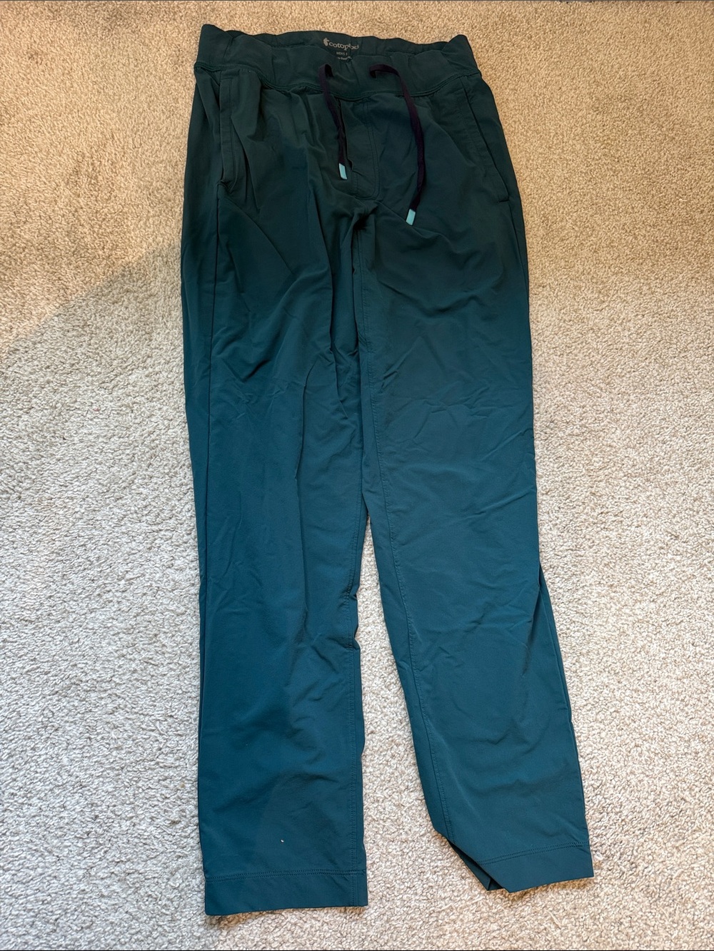 cotopaxi Men's Deep Teal Drawstring Joggers